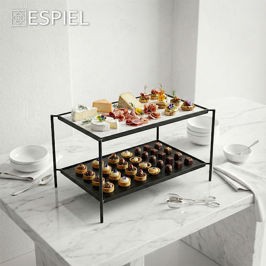 Espiel Espiel Buffet Display Stand Metallic 58cm