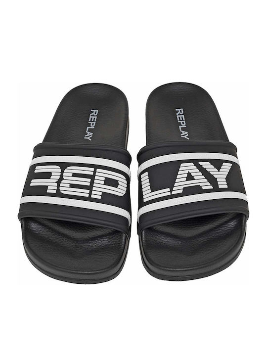 Slapi Bărbați Slides Negri