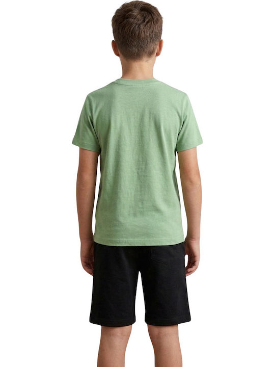 Kids Set With Shorts Summer 2 Pieces Green