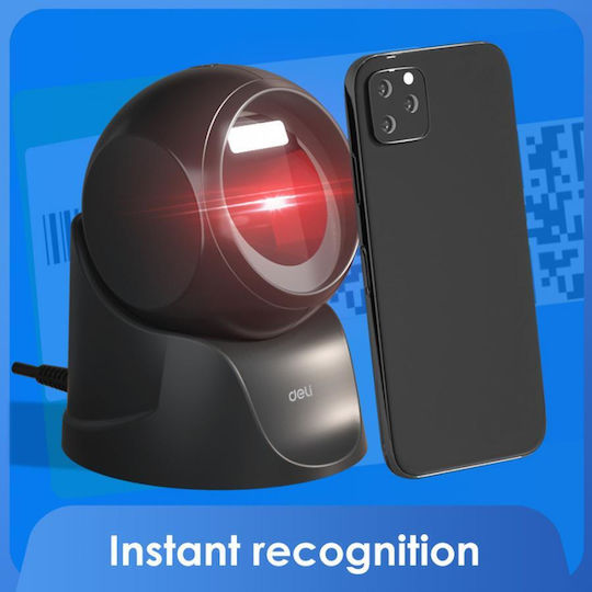 Handheld Wired Scanner with 1D Barcode Readability