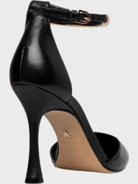 Sandale De Piele Negre