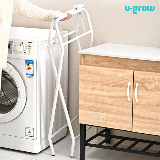 U-Grow Μπανιέρα Μωρού με Βάση με Θερμόμετρο Λευκή