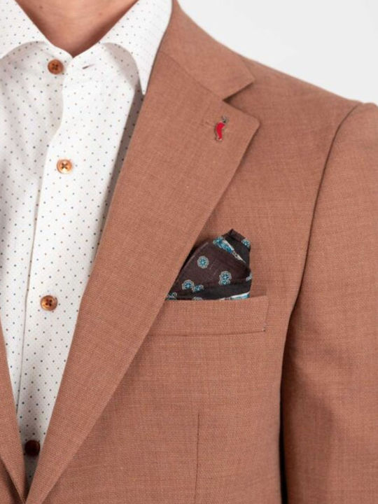 Men’s Suit Jacket with Regular Fit Pink
