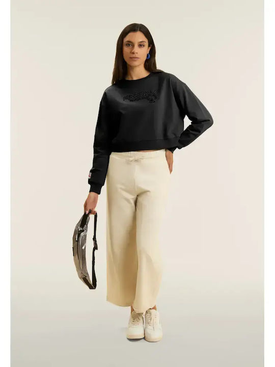 Sweatshirt Γυναικείο Φούτερ Μαύρο