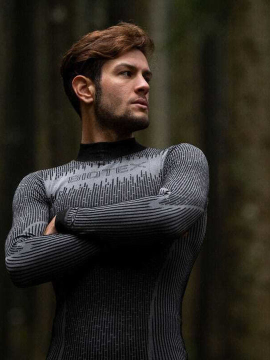 Biotex Men's Thermal Long-Sleeved Shirt Black