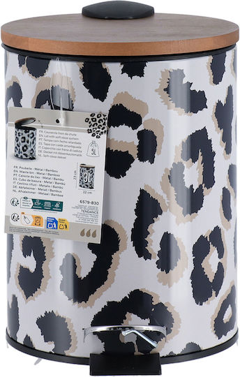 Metallisches Badezimmer Behälter Soft Close 3lt Beige