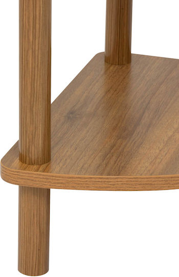 Corner Bookcase Come Beige 34x34x76.5cm