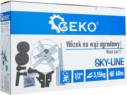 Geko Räder Gartenschlauchboxen Für Schlauch Bis 60m