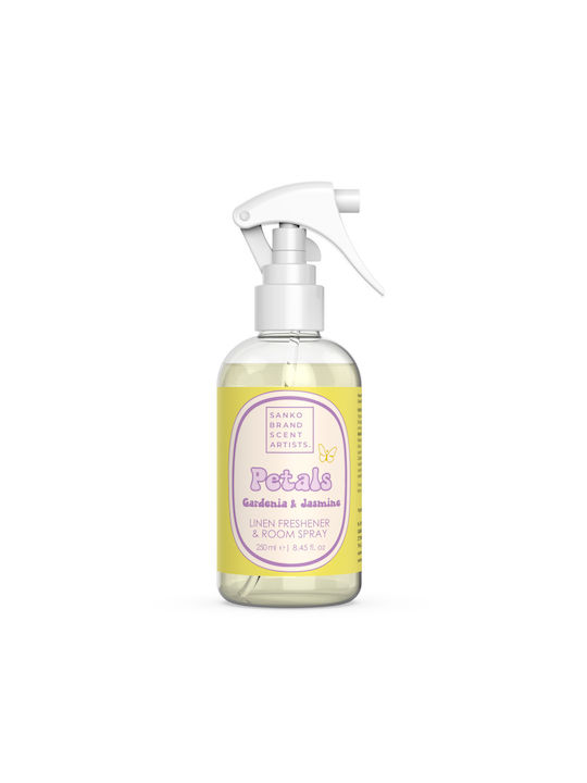 Sanko Promo Petals Gardenia & Jasmine Home Fragrance Sticks 125ml & Fabric & Home Fragrance 250ml & Auto Diffuser Car & Wardrobe & Drawer Fragrance