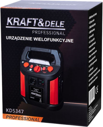 Kraft & Dele Echipament Starter-Charger Baterie Auto și Motocicletă 1500A cu Pompă și Obiectiv 12V