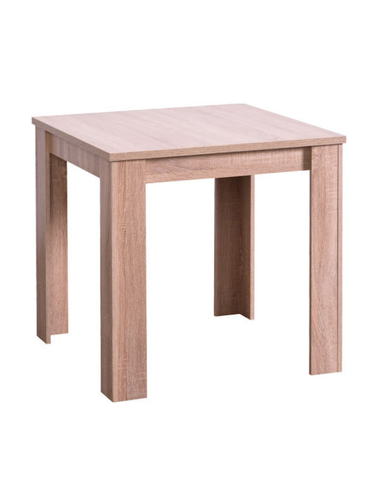 DT Τραπέζι Κουζίνας Ξύλινο Sonoma Oak 80x80x75εκ.