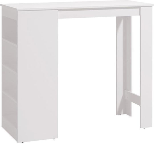 Valence Bar Table White Valence Bar Table White