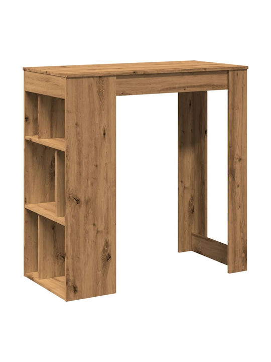 Table Bar Wooden Oak 102x50x103.5cm