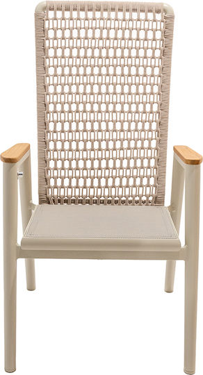 Ecru Gartenstühle 2Stücke 83x108cm Ecru Gartenstühle 2Stücke 83x108cm