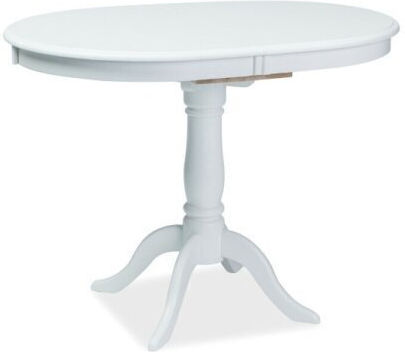 Detroit 120 Oval Dining Room Table White Detroit 120 Oval Dining Room Table White