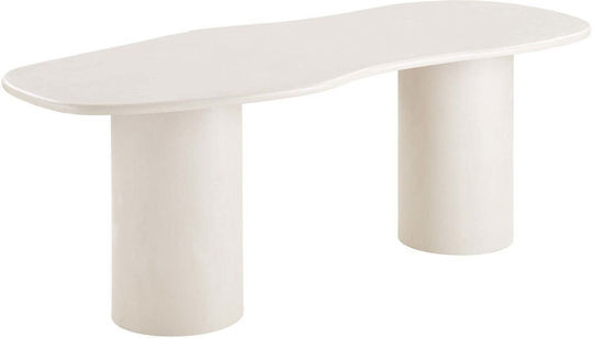 Maranola Dining Room Table Beige 200x96x76cm