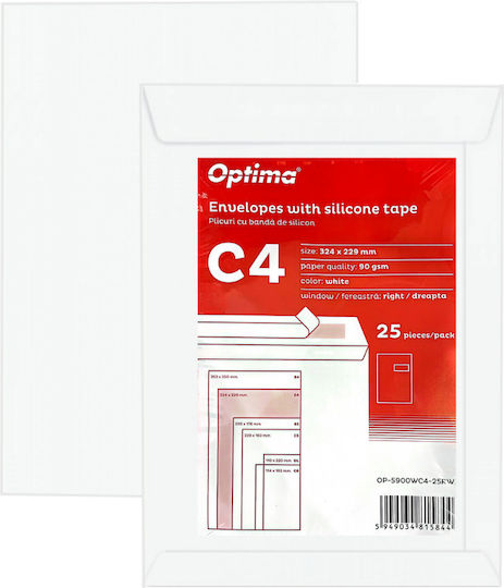 Optima Set Plicuri 25 Bucăți Albe