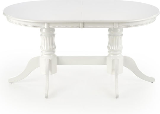 Joseph Esszimmer- und Küchentisch Ausziehbar Weiß 150+40x90x77cm Joseph Esszimmer- und Küchentisch Ausziehbar Weiß 150+40x90x77cm
