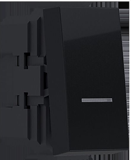 Aca Modys Mechanismus für Wandschalter in Schwarz Farbe 10101312302