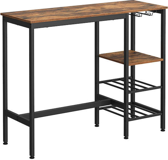 Bar Dark Brown 110x40x90cm