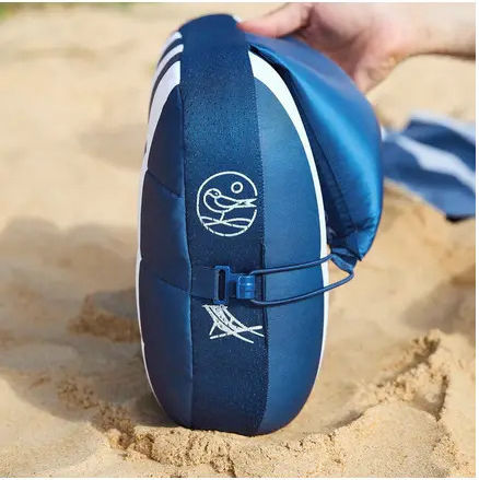 Dock & Bay Waterproof Inflatable Beach Pillow Whitsunday Blue 5061011624901