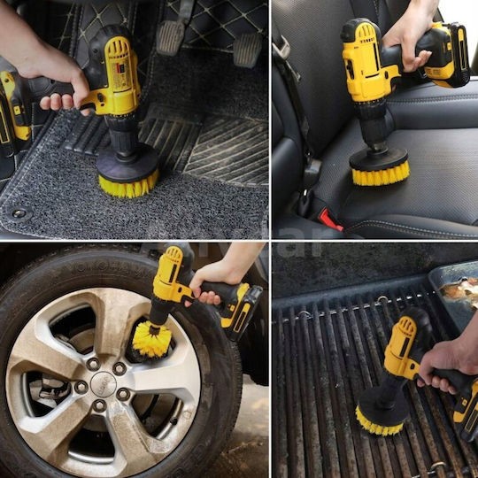 Kraft & Dele KD10995 Brush 4pcs Drill Driver Set of 4pcs