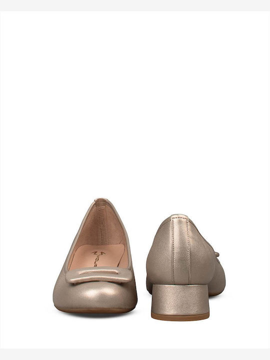 Women's Ballerina Shoes in Gold Colour