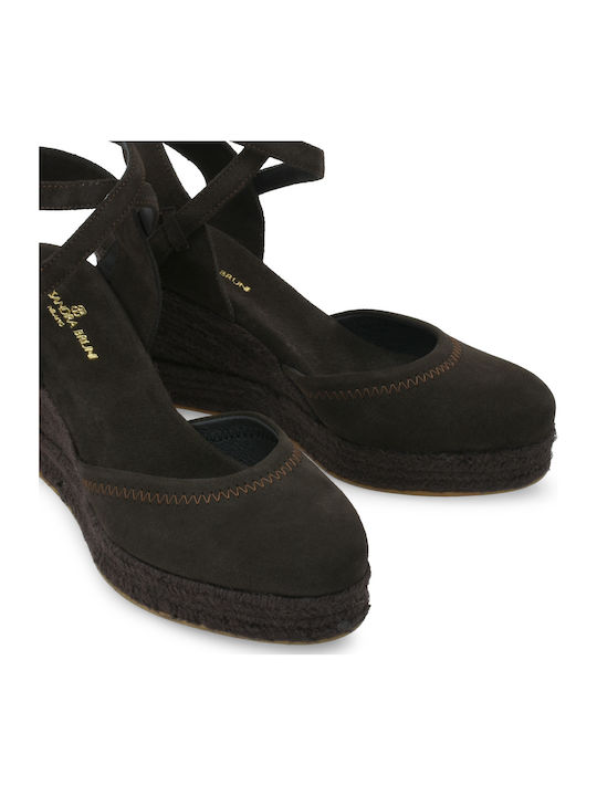 Sommer Damenplattformen Im Stil Braun Espadrilles