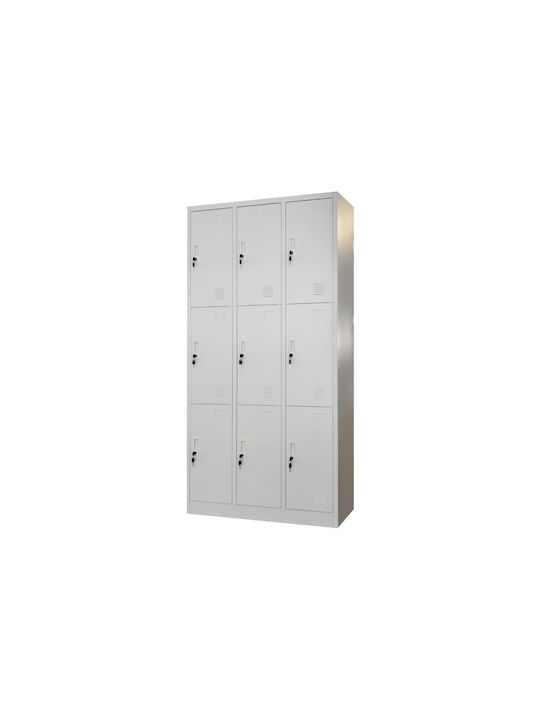 Шкаф Метал 90x40x185бр