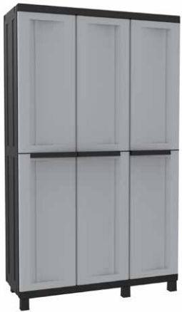 Τρίφυλλη Twist Black 102A Πλαστική 102x39x170εκ.