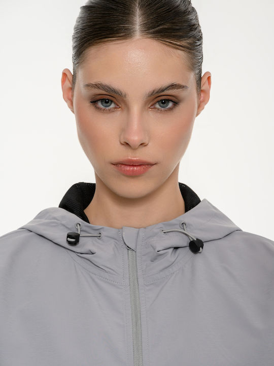 Damen Strickjacke in Grau Farbe
