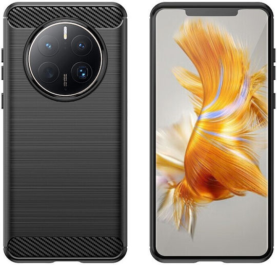 С Пълно Покритие (360°) Силикон 1.8мм Черен Huawei Mate 50 Pro
