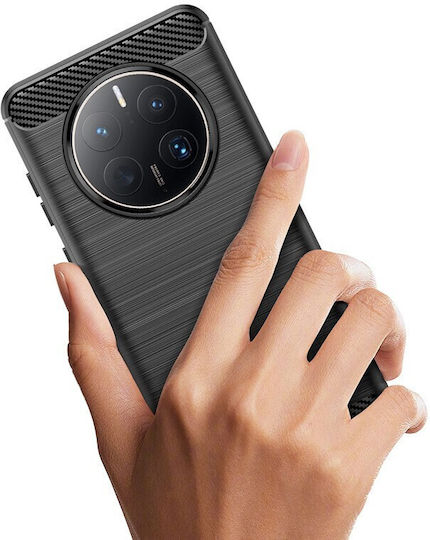 С Пълно Покритие (360°) Силикон 1.8мм Черен Huawei Mate 50 Pro