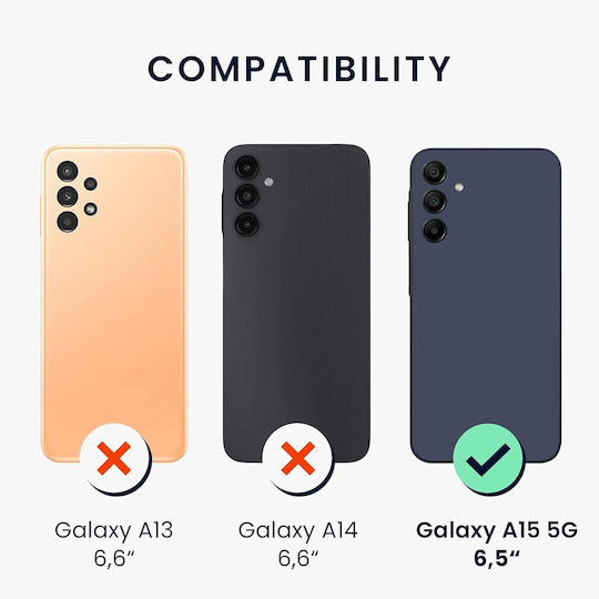 Back Cover Σιλικόνης Κόκκινο (Galaxy A15)
