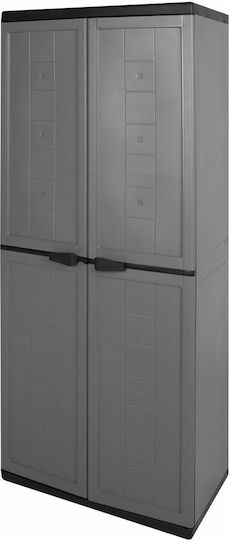 Double Door Plastic 68x39x166cm Double Door Plastic 68x39x166cm