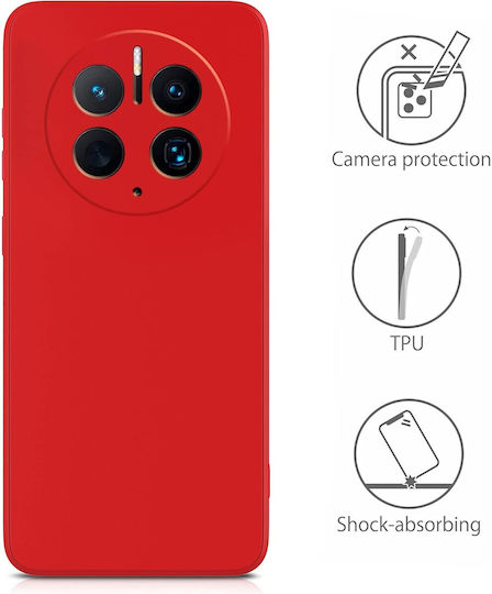 Back Cover Σιλικόνης Κόκκινο (Huawei Mate 50 Pro)