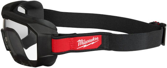 Milwaukee Low-Profile Ventilated Safety Goggles with Clear Lens 4932493433
