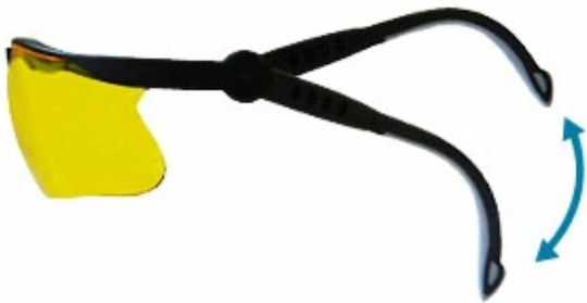 Husqvarna Yellow X Γυαλιά Εργασίας για Προστασία με Κίτρινους Φακούς