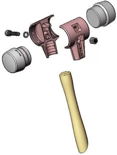 Halder Hammer with Plastic Handle 3207.040