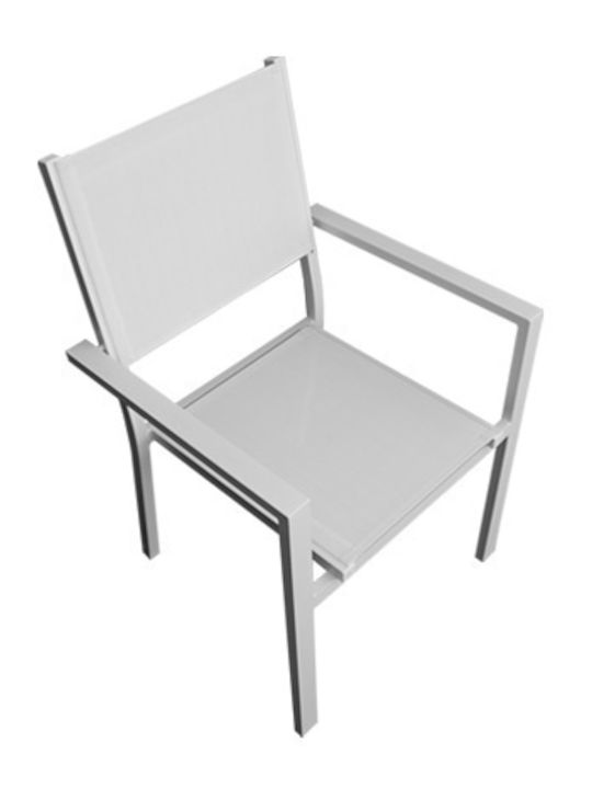 Madison Dining Room Set for Small Outdoor Spaces 3 Pieces Aluminum
