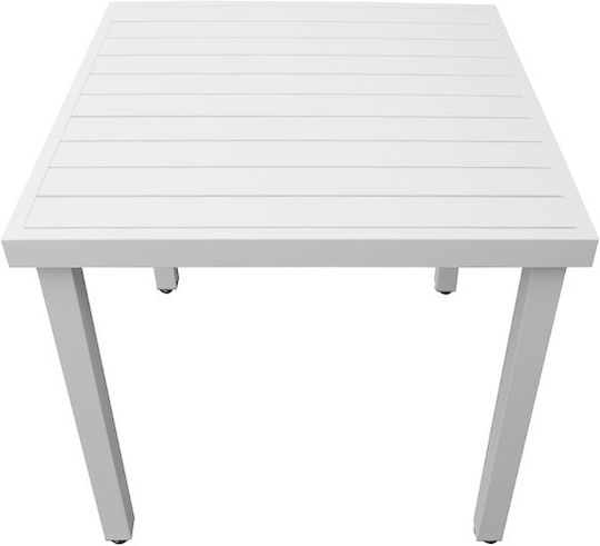 Garten- und Outdoor-Möbelset für kleinen Raum Madison 3 Stück Aluminium