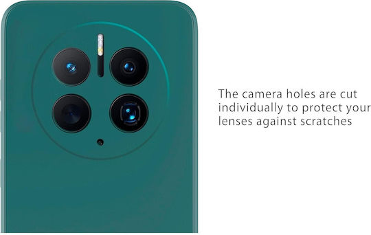 Silikon Umschlag Rückseite Grün Huawei Mate 50 Pro
