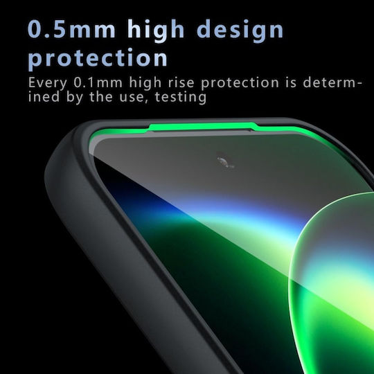 Back Cover Din Silicon Negru (Xiaomi 17 Ultra)