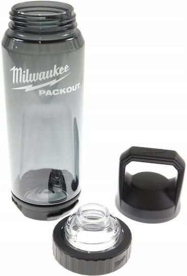 Milwaukee Packout Μπουκάλι Θερμός Πλαστικό 740ml Μαύρο