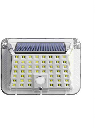 Lampă Solară de Perete Alb Cald 3000K cu Senzor de Mișcare și Fotocelul IP65