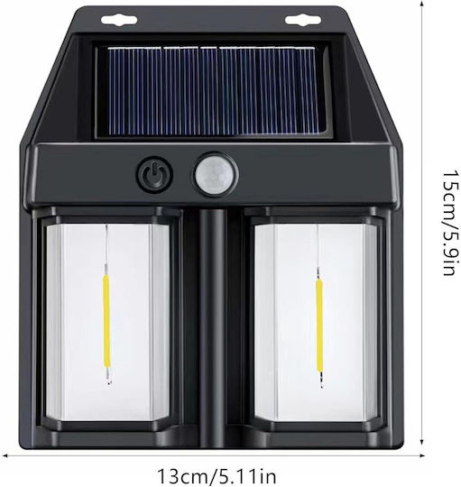 Wandmontiertes Solarleuchten 5W 15x13x6cm