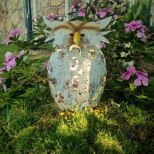 Lampa Solară cu Lumină Alb Cald 20.5x10x25.5cm