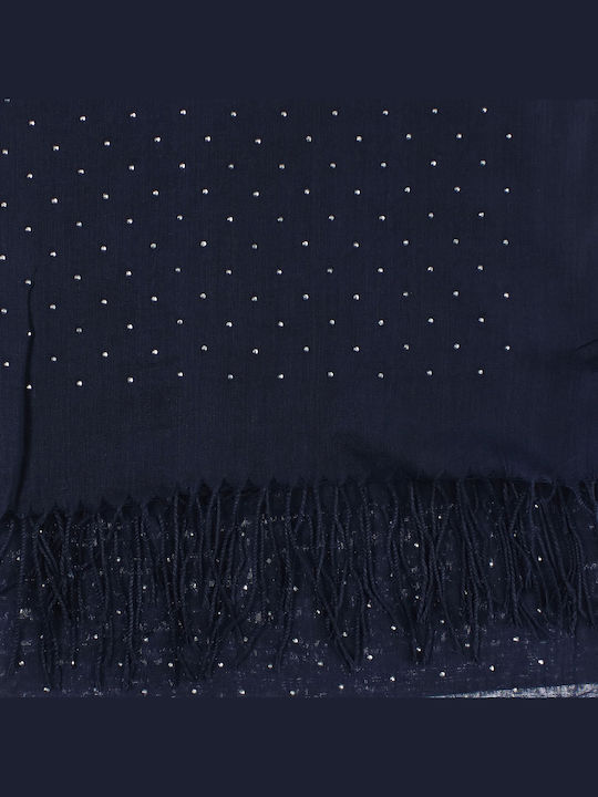 ButicCochet Damen Schal Marineblau
