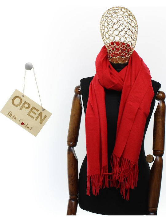 ButicCochet Damen Schal Rot