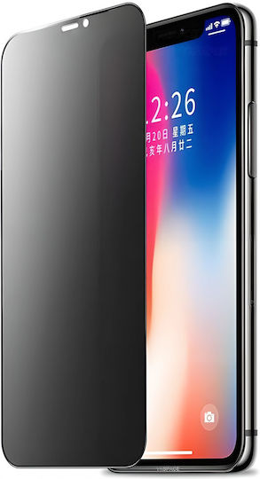 Privacy Ματ Screen Protector Μαύρο (iPhone 14 Pro Max)